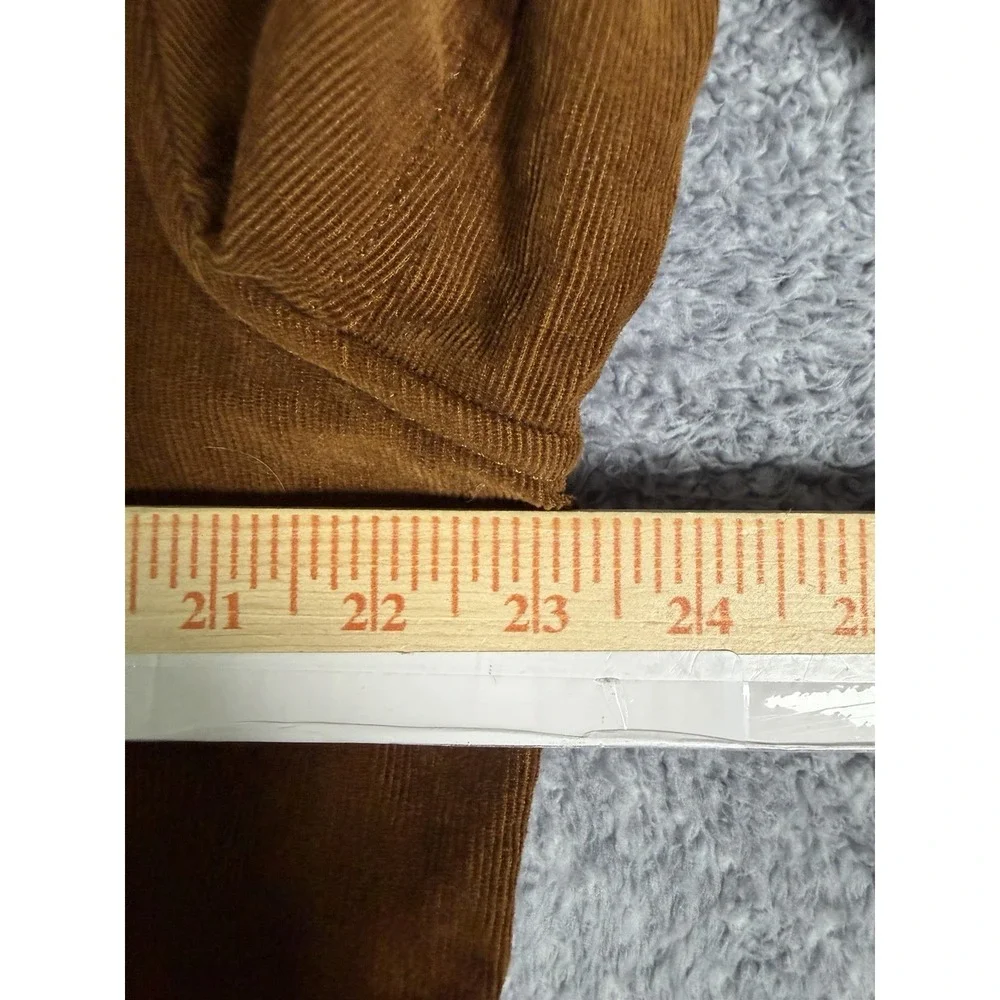NWT Banana Republic Mens Large Corduroy Trucker Jacket Vicuna Brown Button Snaps